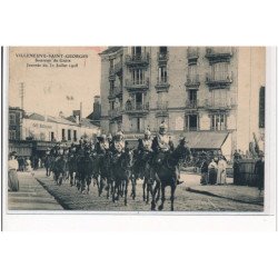 VILLENEUVE SAINT GEORGES - Souvenir de Grève - Journée du 30 Juillet 1908 - très bon état