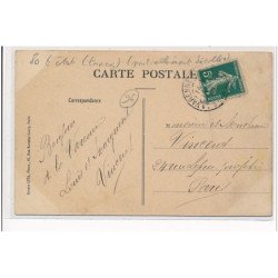 LA VARENNE - Fête aérostatique de La Varenne 1908 - Les préparatifs - état (traces, partiellement décollée)