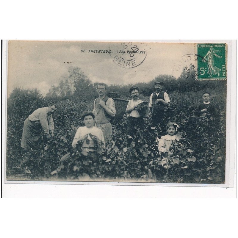 ARGENTEUIL - Les vendanges - très bon état