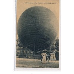 SARCELLES - Enlèvement du Ballon """"Ville de Sarcelles"""" le 8 Août 1909  - état
