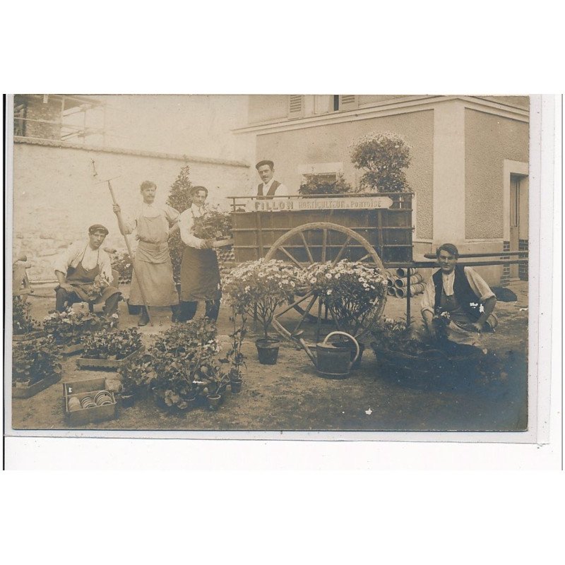 PONTOISE - CARTE PHOTO - Horticulteur Fillon  - très bon état