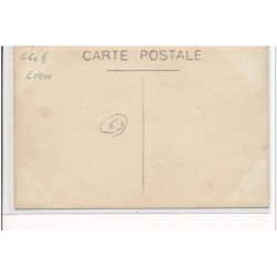 LYON - CARTE PHOTO - Restaurant A. Martin - Jeux de boules - Grande Rue de la Guillotière - très bon état