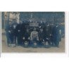 LYON - CARTE PHOTO - GAZ DE LYON "L'équipe du Courant d'air" - très bon état