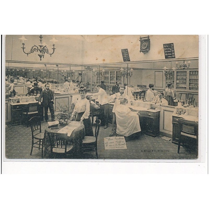 LYON - Salon de Coiffure - 8, rue de la Barre - très bon état