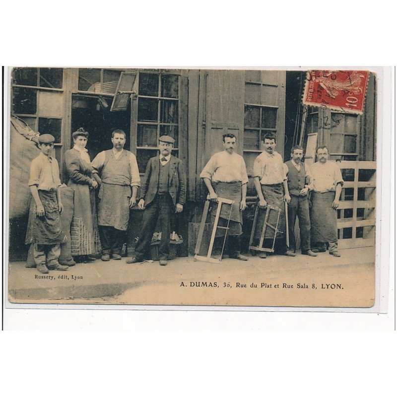 LYON - A. Dumas 36, rue du Plat et Rue Sala, 8 - BOIS - très bon état