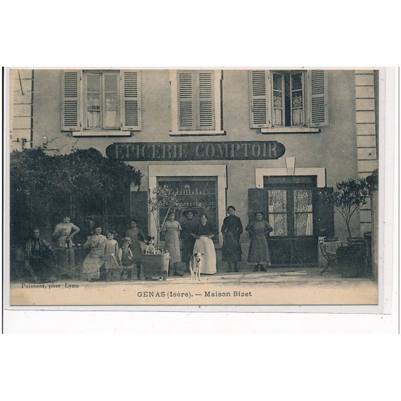 GENAS - Maison Bizet - Epicerie - état (relief)