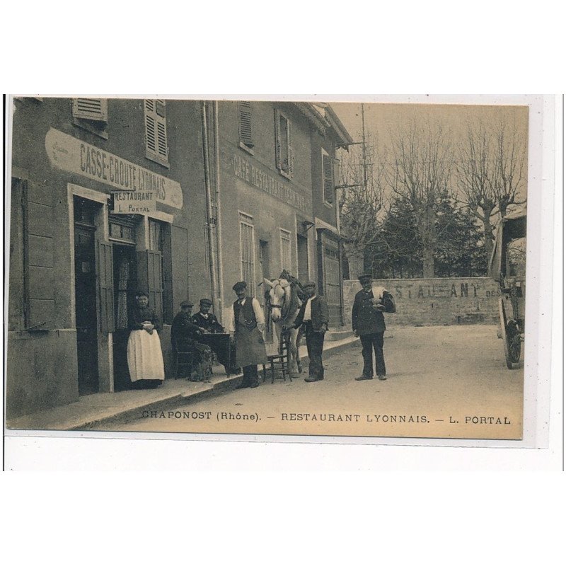 CHAPONOST - Restaurant Lyonnais - L. Portal - très bon état