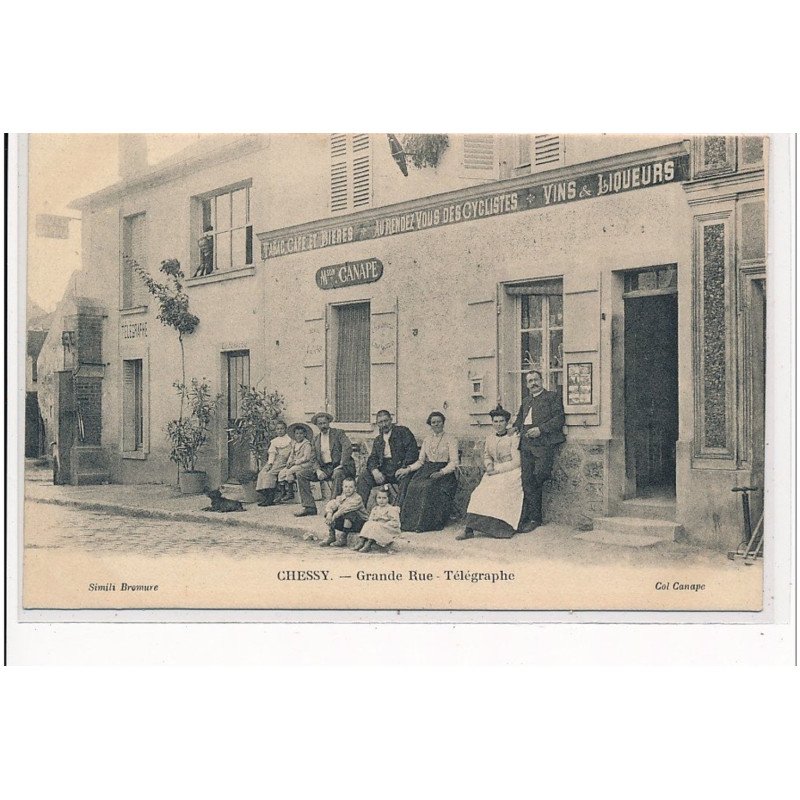 CHESSY - Grande Rue - télégraphe - POSTE - très bon état CHESSY - Grande Rue - télégraphe - POSTE - très bon état