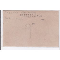 PITHIVIERS : carte photo du café et marchand de vins et liqueurs LANGUILLE (Justice?)  - très bon état