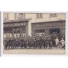 ROYALLIEU près Compiegne : carte photo de militaires devant le restaurant Bouzes - bon état &sect;traces au dos)
