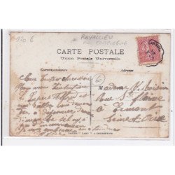 ROYALLIEU près Compiegne : carte photo de militaires devant le restaurant Bouzes - bon état &sect;traces au dos)