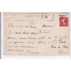 LILLE : carte photo d'un café - très bon état (timbre abimé au dos)