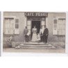 CHAMPAGNEY : carte photo du Café Peroz - très bon état