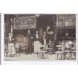 PARIS : carte photo du café de la Source (35 boulevard Saint Michel) - très bon état