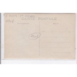 PARIS : carte photo du café Clément (2 place Saint Michel) - très bon état