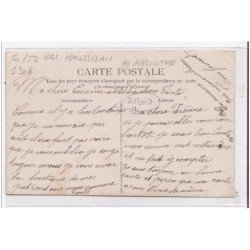 PARIS : carte photo du café et marchand de vins (absinthe) CROS au 50/52 bld Haussman - très bon état