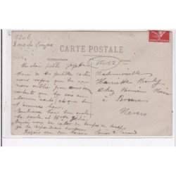 PARIS : carte photo du café """"le Bourgeon"""" au 8 rue de Prague (maison Caraud) - très bon état