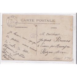 PARIS : carte photo d'ouvriers sur le chemin de fer a localiser - très bon état