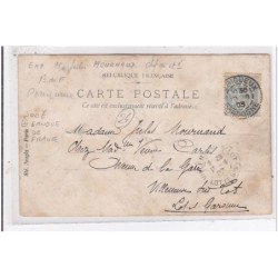 PERIGUEUX (environs) : carte photo de garçons de recette - Banque de France vers 1900  - très bon état