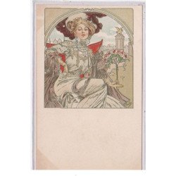 MUCHA Alphonse : Exposition Universelle de Paris 1900 - bon état (marques d'album)