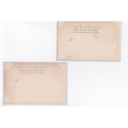 MUCHA Alphonse : série de 2 cartes postales "les Byzantines" - bon état (marques d'album)