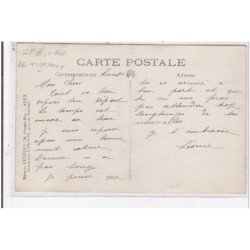LE TREPORT : carte photo -  état (pliée)