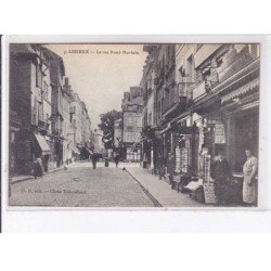 LISIEUX: la rue pont-mortain, magasin de cartes postales - très bon état