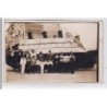 VASSY ? : carte photo d'un char pendant une fête(publicité Cordonnerie MADELAINE): carte photo vers 1910 - très bon état