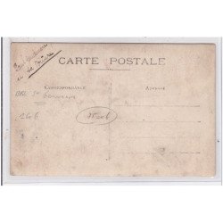 PARIS : carte photo d'une automobile devant le Grand Hotel Taranne au 6 bld. Saint Germain - très bon état