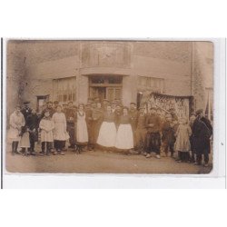 MACHAULT : carte photo  vers 1910 - bon état (coin arrondis)