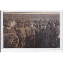 MACHAULT : carte photo de l'infirmerie du 3ème bataillon (militaire) - très bon état