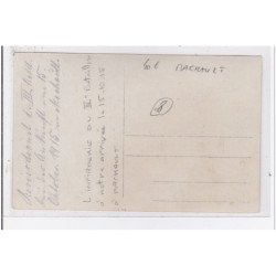 MACHAULT : carte photo de l'infirmerie du 3ème bataillon (militaire) - très bon état