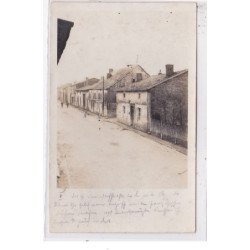 MACHAULT : carte photo d'une rue - très bon état