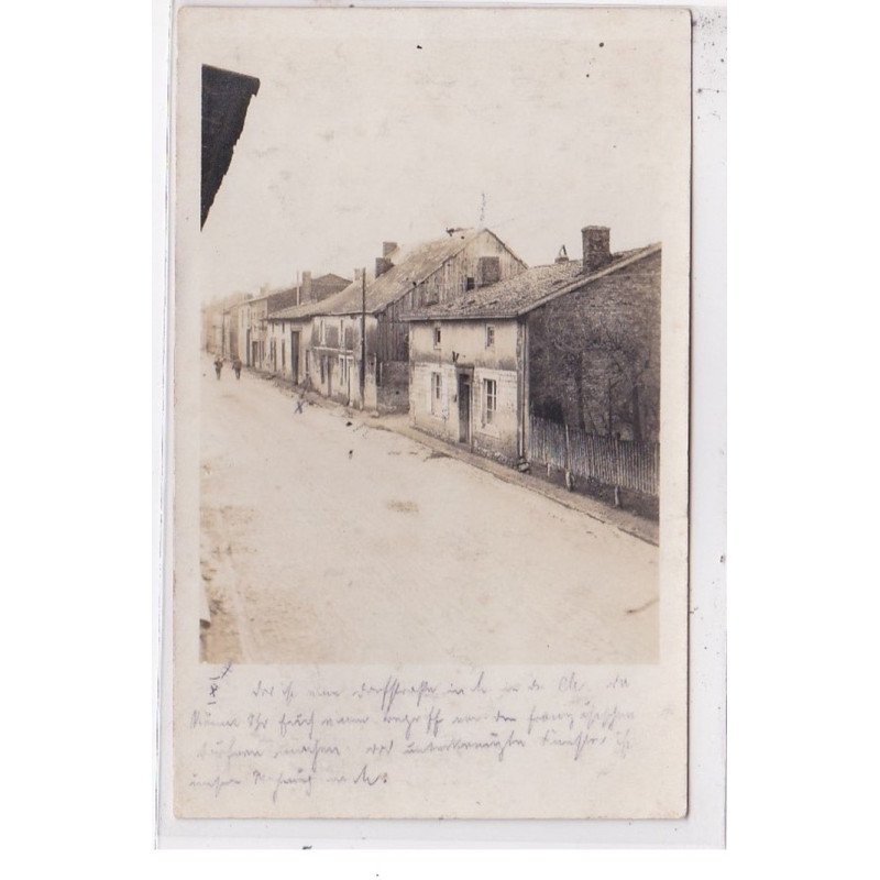 MACHAULT : carte photo d'une rue - très bon état