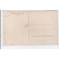 MACHAULT : carte photo d'une machine à vapeur (batteuse - moissons) - très bon état