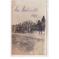 MACHAULT : carte photo de militaires allemands - très bon état