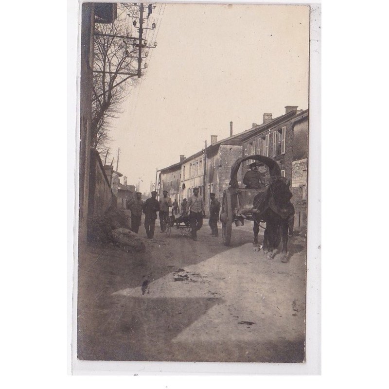 MACHAULT : carte photo de militaires allemands - très bon état