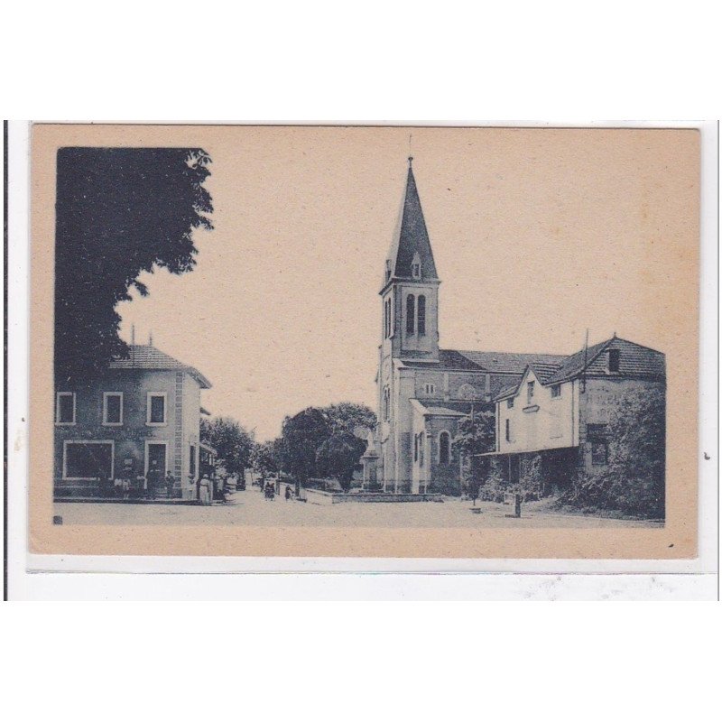 St-JULIEN-sur-REYSSOUZE : l'eglise et la poste - tres bon etat