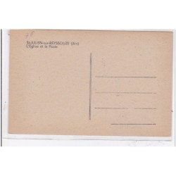 St-JULIEN-sur-REYSSOUZE : l'eglise et la poste - tres bon etat