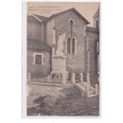 CURCIAT-DONGALON : monument aux morts pour la france 1914-1918 - tres bon etat