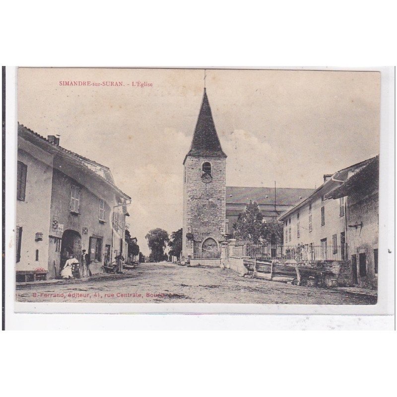 SIMANDRE-sur-SURAN : l'eglise - tres bon etat