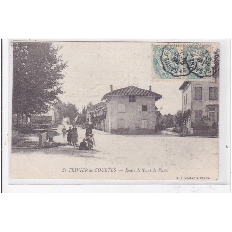 St-TRIVIER-de-COURTES : route de pont de vaux - etat