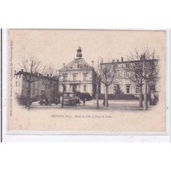 TREVOUX : hotel de ville et place du palais - tres bon etat