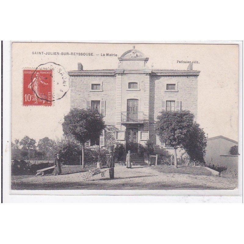 St-JULIEN-sur-REYSSOUSE : la mairie - tres bon etat