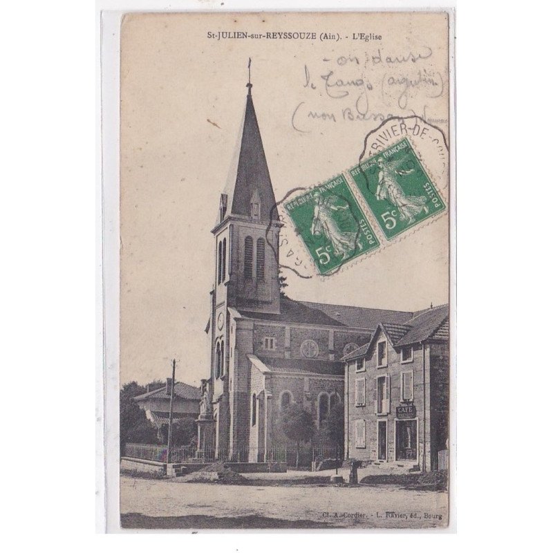St-JULIEN-sur-REYSSOUZE : l'eglise - tres bon etat