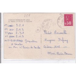 CURCIAT-DONGALON : la mairie et l'ecole de garcons - tres bon etat