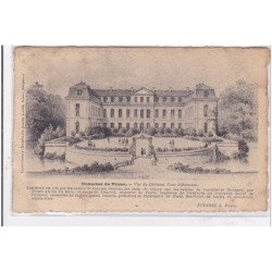 PINON : domaine de pinon, vue du chateau, cour d'honneur - tres bon etat
