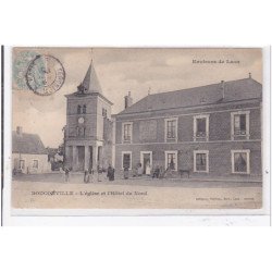 BOUCONVILLE : l'eglise et l'hotel du nord - etat