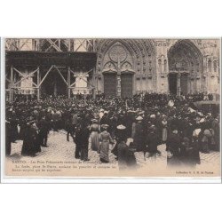 NANTES : les pères Prémontrés revenant du tribunal - 4 mars 1903 - très bon état