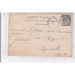 MARGUERITTES : carte photo de la gare vers 1905 - très bon état